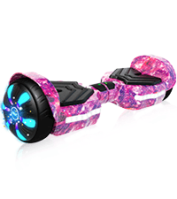 Scooter, Bluetooth Speakers and LED Light-Up Wheels, APP Control, Dual 250W Motors, 8.5 mph Max Speed & 8.5 Miles Max Range, Gifts for Kids Adults Girls Boys