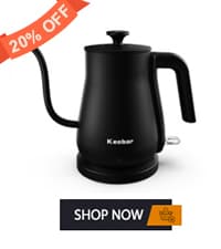 Gooseneck Electric Kettle, Electric Tea Kettle Stainless Steel, Pour over kettle for Coffee, 1000W Hot Water Kettle Electric Auto Shut Off, 0.8L, Wood-like Grain Finish Handle, Matcha Green