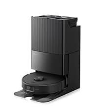 roborock Qrevo Series Robot Vacuum and Mop, 8000Pa Suction, Upgraded from Qrevo S, Anti-Tangle Brushes, Smart Obstacle Avoidance, Auto Mop Washing, All-in-One Dock, 200RPM Spinning Mops, Black(QV 35A)