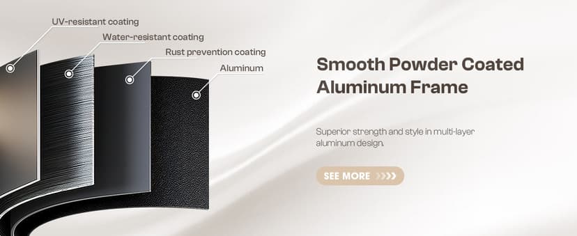 Aluminum Outdoor Patio Furniture Set with Coffee Table, 5 Piece Patio Conversation Sets with Washable Thick Cushions, Outdoor Sectional Furniture Set for Porch, Balcony, Deck, Yard, Graphite