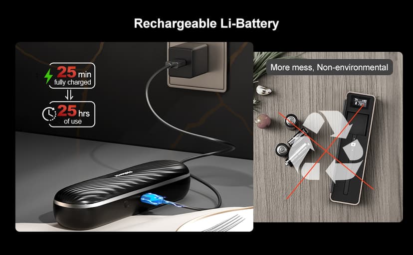 500ft Bluetooth Wireless Meat Thermometer for Smoker, Fitflavor Digital Grill Meat Thermometer Wireless for Grilling BBQ Cooking Oven Rotisserie, Rechargeable Battery, IP67 Waterproof (FNT11-4)