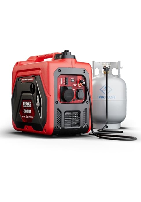 ERAYAK 4500W Portable Inverter Generator for Home Use, Super Quiet Small Generator for Camping Outdoor Emergency Power Backup, Gas Powered Engine, ECO Mode, EPA Compliant