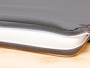 Toddler Booster Seat for Dining Table, Non-Slip Kitchen Chair Booster Seat with Backrest and Adjustable Straps, Portable PU Waterproof Travel Baby Booster Increasing Cushion