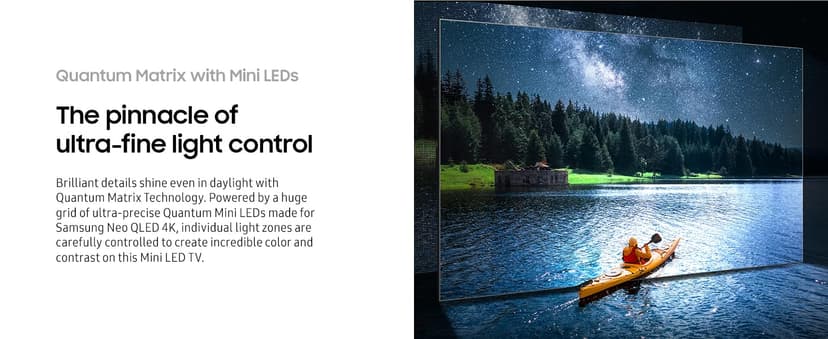 SAMSUNG 55-Inch Class Neo QLED 4K QN85B Series Mini LED Quantum HDR 24x, Dolby Atmos, Object Tracking Sound, Motion Xcelerator Turbo+ Smart TV with Alexa Built-In (QN55QN85BAFXZA, 2022 Model)