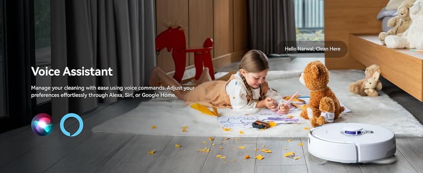 NARWAL Freo Z Ultra Robot Vacuum and Mop Combo, Dual RGB Cameras and Chips, AI Avoidance, 12000Pa Suction, Real-Time Decisions, Adaptive Hot-Water Self Wash & Self Emptying, Pet Hair, Quiet, Grey