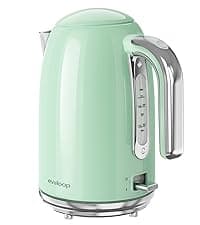 1.7L Electric Kettles, BPA Free Tea Kettle, Hot Water Boiler Heater, Stainless Steel Teapot, Auto Shut-Off & Boil-Dry Protection, 120V/1500W