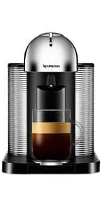 Nespresso Vertuo Coffee and Espresso Maker by Breville, Matte Black with Aeroccino Milk Frother