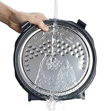 Zojirushi NW-QAC10 5.5-Cup Capacity Flat-Top Induction Cooker and Warmer with Custom Cooking Pan, Double Non-Stick Coating for Easy Clean-Up (Black)