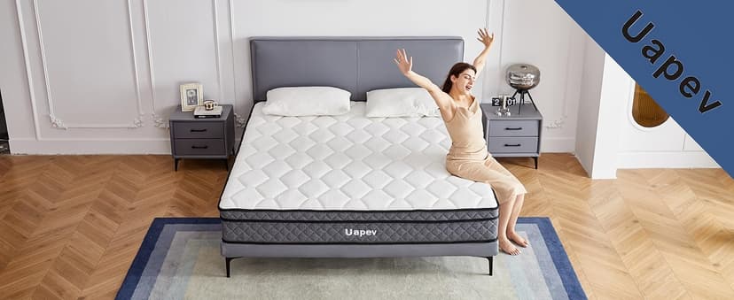 Queen Mattress,12inch Thickness in A Box,Memory Foam Hybrid,with Individual Pocket Spring for Motion Isolation & Silent Sleep,Pressure Relief,Plush Texture.