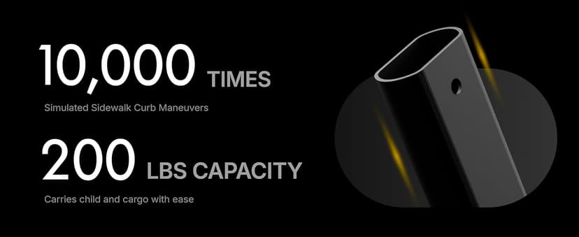 Tandem Wagon Stroller for 2 Kids, All-Terrain with Removable UV-Protection Canopy, Adjustable Push/Pull Handle, Snack Tray & Cup Holders, Perfect for Baby and Toddler(Khaki)