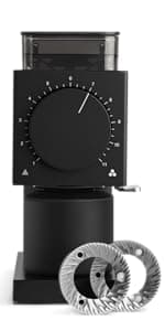 Fellow Gen 2 Ode Brew Grinder - Burr, Electric Coffee Bean Grinder with 31 Settings for Drip, French Press & Cold Brew - Small Footprint - Matte Black