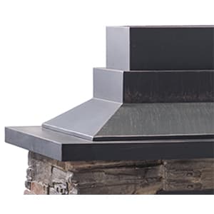 Sunjoy Outdoor Fireplace, Heavy Duty Patio Wood Burning Fireplace with Steel Chimney, Mesh Spark Screen Doors, Removable Grate and Fire Poker, Black