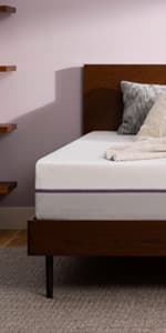 Purple Plus King Mattress - 11" GelFlex Grid, Premium Comfort Foam, Better Than Memory Foam, Temperature Neutral, Responsive, Breathable, Pressure Relief, Made in USA