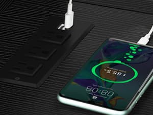 YITAHOME TV Stands for Living Room, Modern TV Stand for 65/70 inch TV, LED TV Entertainment Center with Storage & Power Outlets, TV Console Cabinet, Black