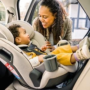 Maxi-Cosi Emme 360 Car Seat: Rotating Car Seat 360, All-in-One Convertible, Car Seat 360 Rotation, Swivel Car Seat in Midnight Black