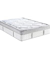 Classic Brands Mercer Cool Gel Memory Foam and Innerspring Hybrid 12-Inch Pillow Top Mattress, Mattress in a Box, Queen