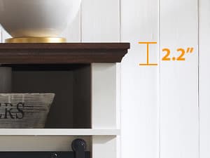 Farmhouse TV Stand for 80 Inch TVs, 38" Tall Entertainment Center w/Storage Cabinets and Sliding Barn Door, Media Console Cabinet w/Soundbar & Adjustable Shelves for Living Room, 69inch (White)