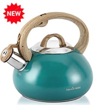 Tea Kettle Stovetops, 2.7 Quart Food Grade Stainless Steel Water kettles for Stove Top Teatop with Anti-hot Ergonomic Handle,Suitable for All Heat Sources