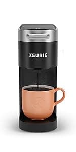 Keurig K-Slim Single Serve K-Cup Pod Coffee Maker, Multistream Technology, 3 Brew Sizes, Slim and Sleek Design, 46oz Removable Reservoir, White