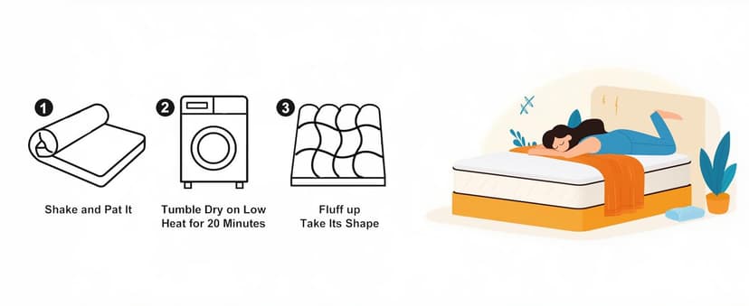 WhatsBedding Memory Foam Mattress Topper 2 Inch King, Pressure-Relieving Cooling Mattress Pad with Secure Strap Design for Back Pain, Soft and Supportive Bed Topper