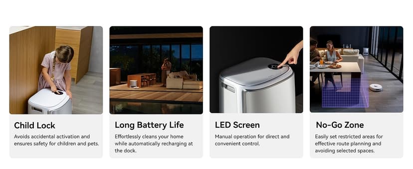 NARWAL Freo Z Ultra Robot Vacuum and Mop Combo, Dual RGB Cameras and Chips, AI Avoidance, 12000Pa Suction, Real-Time Decisions, Adaptive Hot-Water Self Wash & Self Emptying, Pet Hair, Quiet, Grey