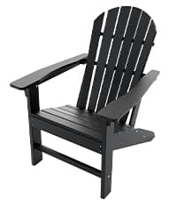 Outdoor Egg Chair, PE Wicker Chair with 4 Thicken Cushions, Patio Chairs 440 lbs Capacity, Oversized Balcony Chairs with Durable Steel Frame Perfect for Balcony, Backyard, Bedroom-Dark Black