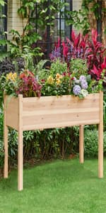 Yaheetech 85in Wooden Garden Trellis Horticulture Garden Arch Arbor for Climbing Planting Plant Stand in Garden Yard Outdoor, Brown