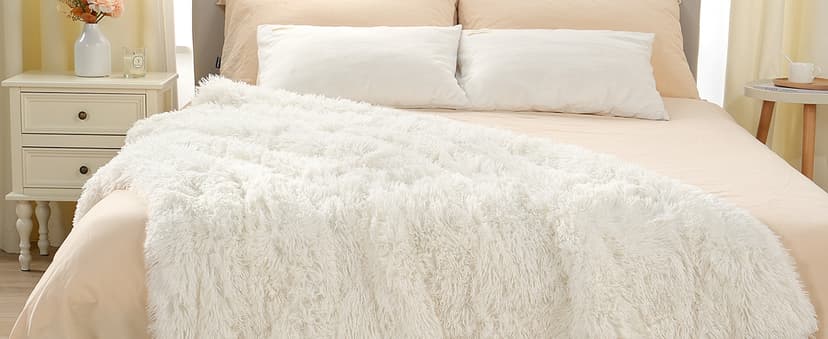 Uttermara Faux Fur Weighted Blanket Twin Size 15 Pounds, 48" x 72" Sherpa Heavy Blanket Throw for Couch Sofa Bed, Super Soft Plush Fleece & Warm Cozy Sherpa Reverse, Great for Calming and Relax, Gray