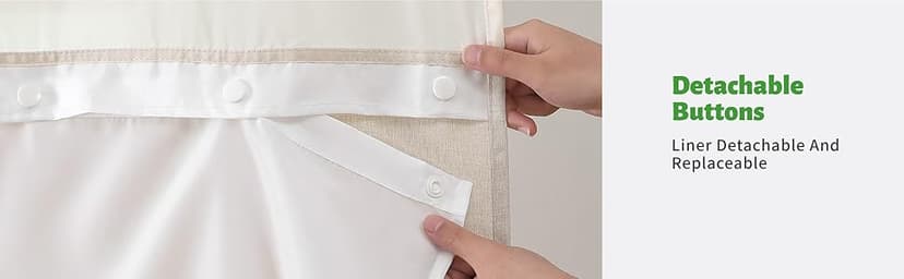 No Hooks Polyester Textured Shower Curtain with Snap-in Fabric Liner Set, Hotel Luxury Decor Shower Curtains for Bathroom with See Through Top Window, Waterproof & Washable, 71Wx74H, Cream