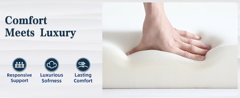 6 Piece Patio Furniture Set with Swivel Chairs, Side Table & Ottomans, Outdoor Conversation Set for Backyard, Deck, Porch, Poolside - Blue Comfortable Cushions in Mixed Grey Wicker