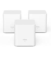 Tenda AX3000 WiFi 6 Mesh System Nova MX12 - Whole Home Covers up to 7000 sq.ft - Dual-Band Mesh Network for 160+ Devices - 1.7 GHz Quad-Core CPU - Replaces Wireless Router - 3-Pack(2025 New Version)