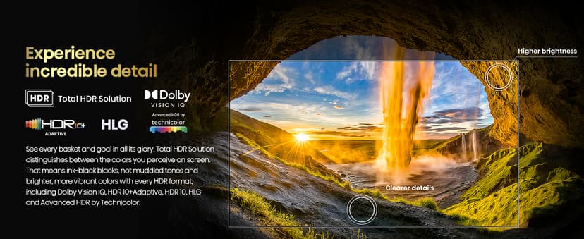 Hisense 55" Class U7 Mini-LED ULED 4K UHD Google Smart TV (55U75QG, 2025 Model) - QLED, Native 165Hz, VRR 288, Up to 3000 Nits, HDR10+, Dolby Vision IQ · Atmos, IMAX Enhanced, 2.1.2 Ch Surround