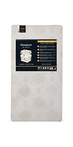 Delta Children Lancaster 4-in-1 Convertible Baby Crib, Bianca White