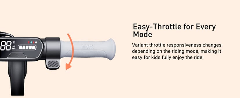 Segway Ninebot eKickScooter - Electric Scooter for Kids 6-14, w/t Adjustable Handlebar Height (Only C2 Pro) for Riders up to 132 lbs, Includes New Cruise Mode, UL-2272 Certified