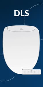 Bio Bidet BB2000 Bliss Electric Bidet Toilet Seat, Warm Water with Air Dryer, Heated Seat with Sensor and Slow Close Lid, Night Light, Remote Control, Elongated, White