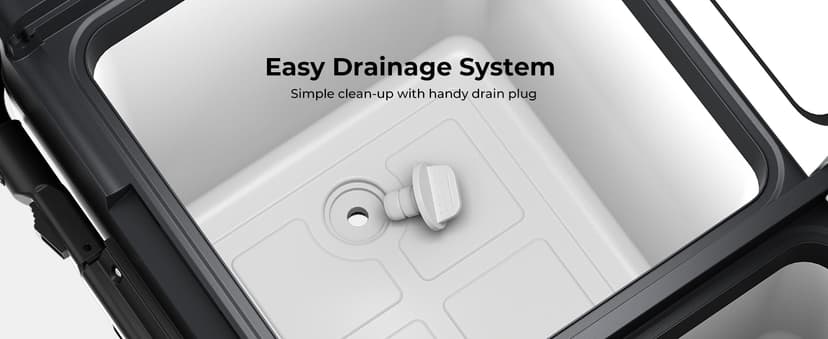 BougeRV 12 Volt Car Refrigerator, CRD2 52 Quart Portable Fridge Freezer with APP Control, -4℉ to 68℉ Dual Zone Compressor Electric Cooler 12/24V DC, 110~240V AC for Overlanding, Camping, RV, Truck