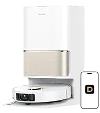 DREAME X50 Ultra Complete Robot Vacuum and Mop with Auto-Empty and Mop Self-Cleaning, 20,000Pa Suction, Obstacle Avoidance and 360° Navigation, Corner to Edge Deep Cleaning, Detangling Brush (White)