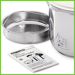 Presto 01370 8-Quart Stainless Steel Pressure Cooker