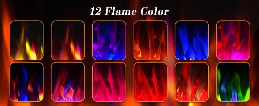 60" Electric Fireplace in-Wall Recessed and Wall Mounted 1500W Fireplace Heater and Linear Fireplace with Timer/Multicolor Flames/Touch Screen/Remote Control