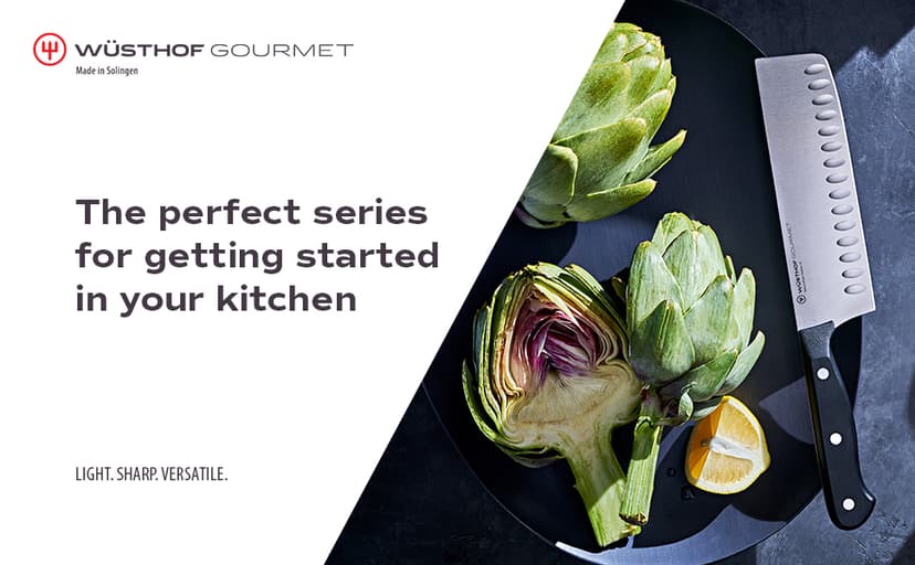 WÜSTHOF Gourmet 4-Piece Steak Knife Set, Black