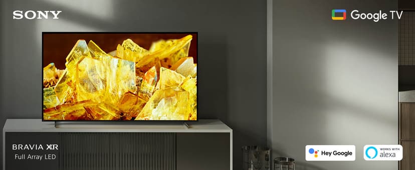 Sony 65 Inch 4K Ultra HD TV X90L Series: BRAVIA XR Full Array LED Smart Google TV with Dolby Vision HDR and Exclusive Features for The PlayStation® 5 XR65X90L- Latest Model,Black
