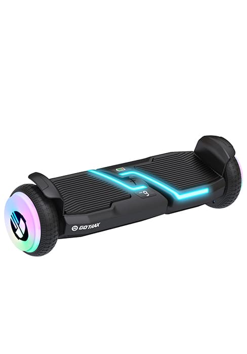 Gotrax Hoverboard with 6.5" LED Wheels & Headlight, Max 4/5 Miles Range, 6.2mph Power by Dual Brushless Motor, UL2272 Certified and 50.4Wh/65.52Wh Battery Self Balancing Scooters for 44-176lbs Kids