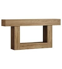 Tribesigns 63-Inch Long Console Table, Wooden Rectangular Sofa Table Behind The Couch, Farmhouse Entryway Table for Entrance, Hallway, Living Room (Natural)