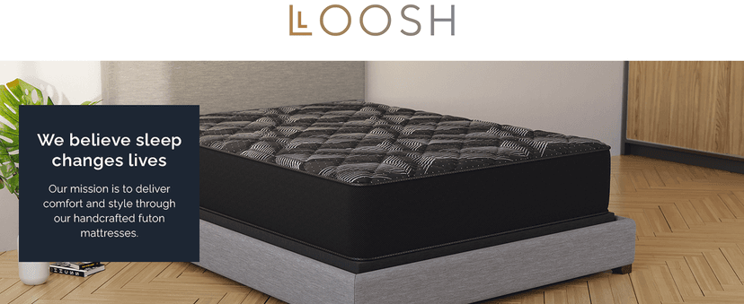 Loosh King Size 12" Extra Firm Mattress Moisture Wicking Fabric, Cool Sleep - Inner Spring System & High-Density Foam Layers for Support & Comfort - CertiPUR-US Certified, Bed in Box
