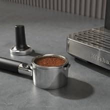 KitchenAid Semi Automatic Espresso Machine with Burr Grinder, KES6551, Porcelain White