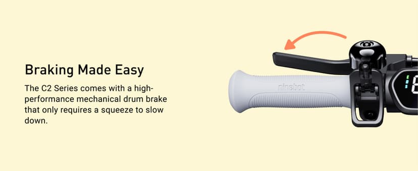 Segway Ninebot eKickScooter - Electric Scooter for Kids 6-14, w/t Adjustable Handlebar Height (Only C2 Pro) for Riders up to 132 lbs, Includes New Cruise Mode, UL-2272 Certified