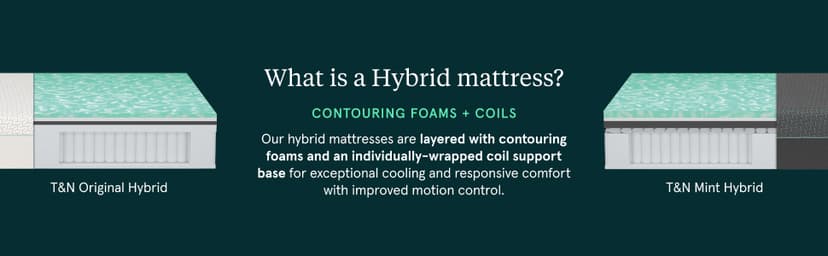 Tuft & Needle Original Hybrid Medium King Mattress, Adaptive Foam, Individually-Wrapped Coils, Cooling Pressure Relief, 100 Night Trial, Fiberglass-Free, CertiPUR-US, 10-Year Limited Warranty