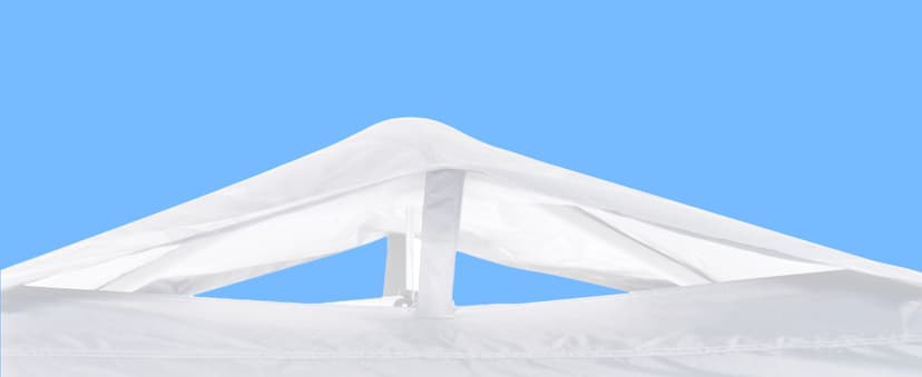 CROWN SHADES 10x10 Pop Up Canopy with 1 Side Wall - Beach Tent with One Push Setup - Outdoor Sun Shade for Events, Parties, Camping - Gazebo with STO-N-Go Cover Bag (White)