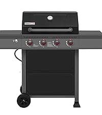 Royal Gourmet GA5401T 5-Burner Propane Gas Grill with Sear Burner and Side Burner, Stainless Steel BBQ Grill with 632 Sq. In. Grilling Area for Outdoor Barbecue Cooking, 64,000 BTUs, Silver
