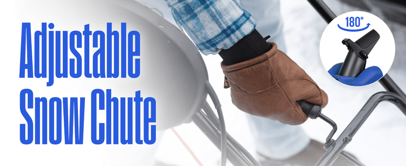 Westinghouse WSnow22 Corded Snow Blower 22 Inch, Steel Auger, Dual LED Lights, Electric Snow Blower with 25ft Throwing Distance, Plows 840lbs/min, Adjustable Chute